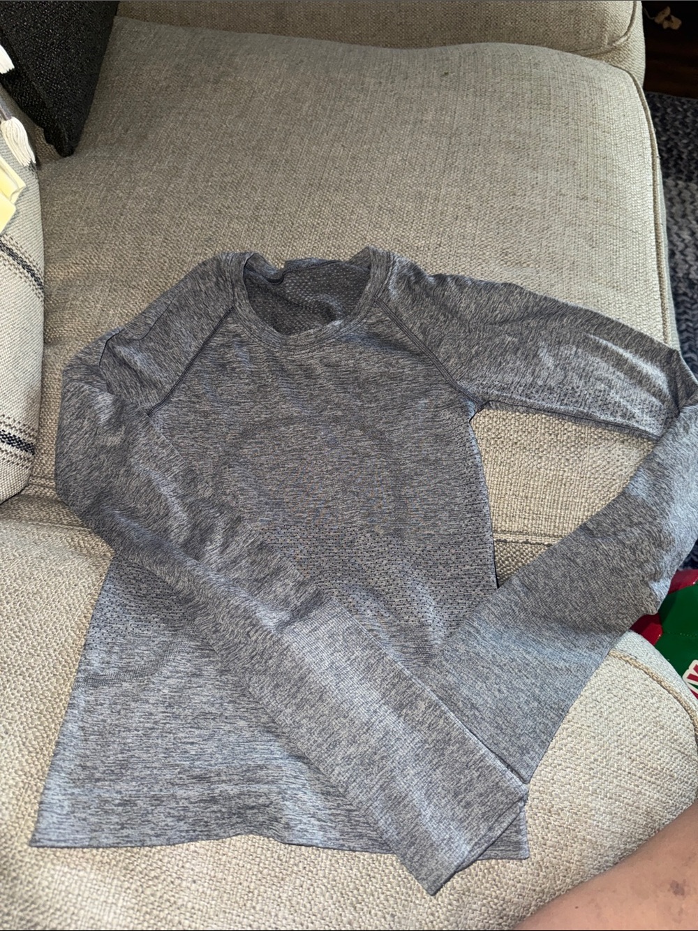 Swiftly Tech long sleeve hesthered grey